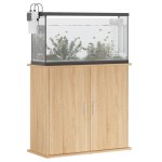 vidaXL Suport acvariu, stejar sonoma, 81x36x73 cm, lemn prelucrat