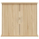 vidaXL Suport acvariu, stejar sonoma, 81x36x73 cm, lemn prelucrat