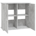 vidaXL Suport acvariu, gri beton, 81x36x73 cm, lemn prelucrat vidaXL Suport acvariu, gri beton, 81x36x73 cm, lemn prelucrat