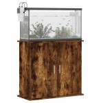 vidaXL Suport acvariu, stejar afumat, 81x36x73 cm, lemn prelucrat vidaXL Suport acvariu, stejar afumat, 81x36x73 cm, lemn prelucrat