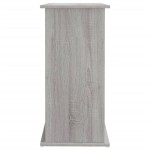 vidaXL Suport acvariu, gri sonoma, 81x36x73 cm, lemn prelucrat vidaXL Suport acvariu, gri sonoma, 81x36x73 cm, lemn prelucrat