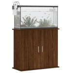 vidaXL Suport acvariu, stejar maro, 81x36x73 cm, lemn prelucrat vidaXL Suport acvariu, stejar maro, 81x36x73 cm, lemn prelucrat