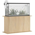 vidaXL Suport acvariu, stejar sonoma, 101x41x58 cm, lemn prelucrat vidaXL Suport acvariu, stejar sonoma, 101x41x58 cm, lemn prelucrat