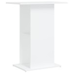 vidaXL Suport pentru acvariu, alb, 60,5x36x72,5 cm, lemn prelucrat