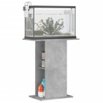 vidaXL Suport acvariu, gri beton, 60,5x36x72,5 cm, lemn prelucrat vidaXL Suport acvariu, gri beton, 60,5x36x72,5 cm, lemn prelucrat