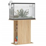 vidaXL Suport acvariu, stejar sonoma, 75x36x72,5 cm, lemn prelucrat