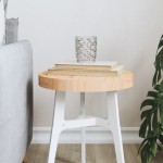 vidaXL Blat de masă rotund, Ø30x3 cm, lemn masiv de pin vidaXL Blat de masă rotund, Ø30x3 cm, lemn masiv de pin