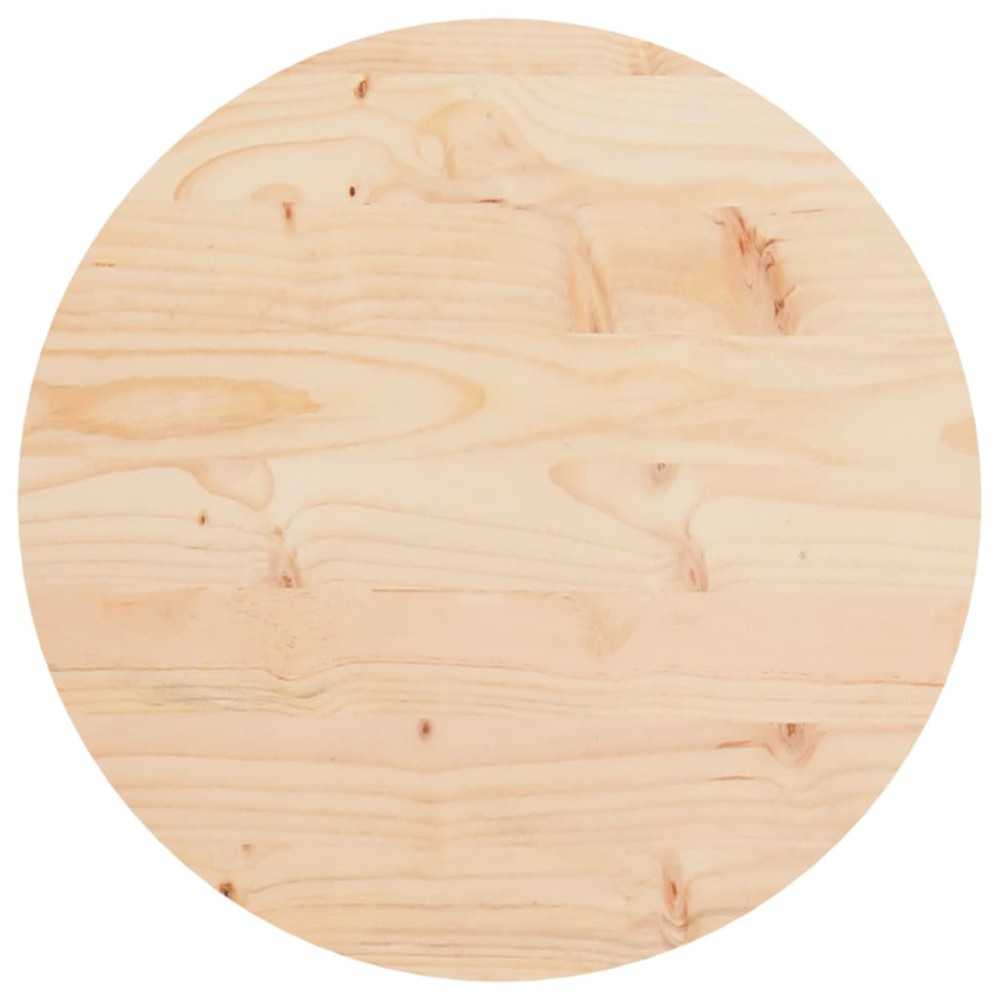 vidaXL Blat de masă rotund, Ø40x3 cm, lemn masiv de pin