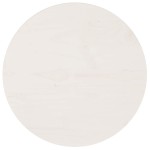 vidaXL Blat de masă rotund, alb, Ø40x3 cm, lemn masiv de pin vidaXL Blat de masă rotund, alb, Ø40x3 cm, lemn masiv de pin