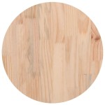 vidaXL Blat de masă rotund, alb, Ø40x3 cm, lemn masiv de pin vidaXL Blat de masă rotund, alb, Ø40x3 cm, lemn masiv de pin