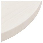 vidaXL Blat de masă rotund, alb, Ø40x3 cm, lemn masiv de pin vidaXL Blat de masă rotund, alb, Ø40x3 cm, lemn masiv de pin