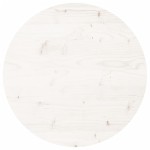 vidaXL Blat de masă rotund, alb, Ø50x3 cm, lemn masiv de pin vidaXL Blat de masă rotund, alb, Ø50x3 cm, lemn masiv de pin
