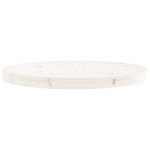 vidaXL Blat de masă rotund, alb, Ø50x3 cm, lemn masiv de pin vidaXL Blat de masă rotund, alb, Ø50x3 cm, lemn masiv de pin