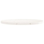 vidaXL Blat de masă rotund, alb, Ø70x3 cm, lemn masiv de pin vidaXL Blat de masă rotund, alb, Ø70x3 cm, lemn masiv de pin
