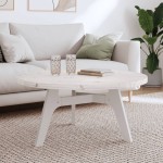 vidaXL Blat de masă rotund, alb, Ø90x3 cm, lemn masiv de pin vidaXL Blat de masă rotund, alb, Ø90x3 cm, lemn masiv de pin