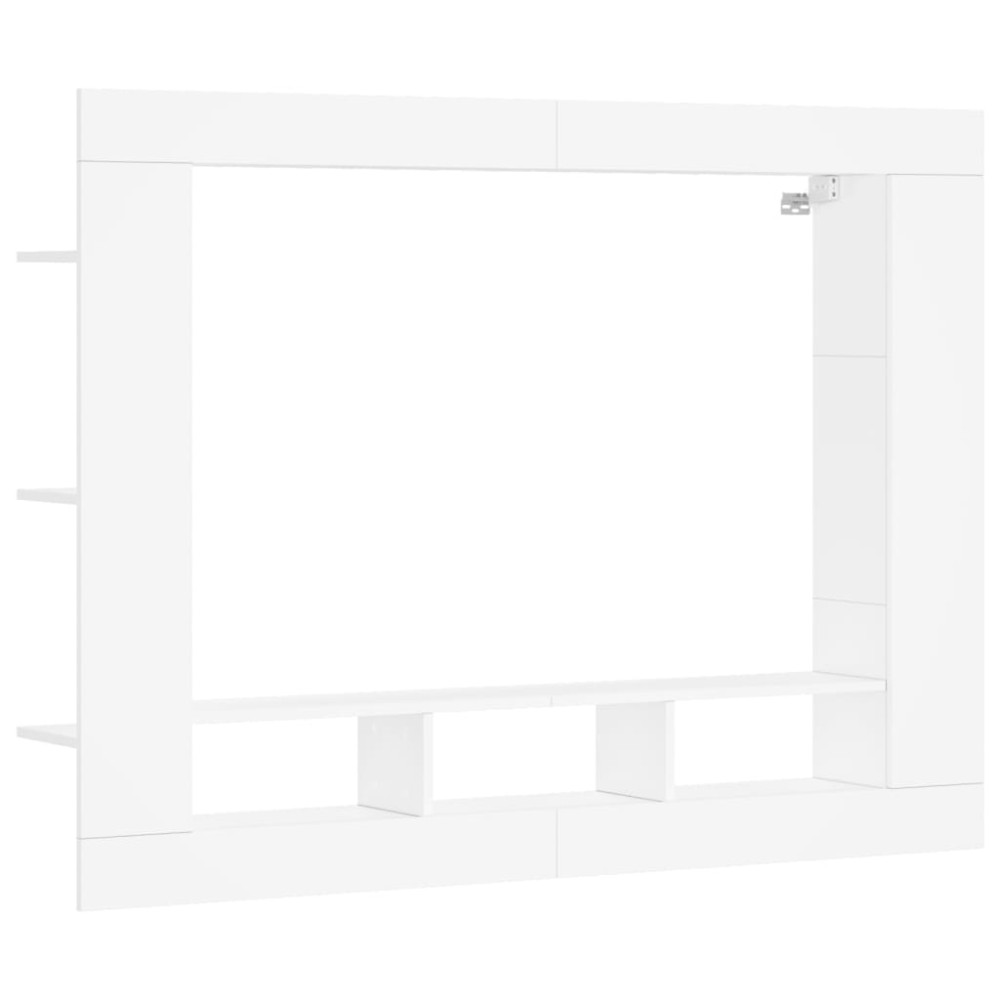 vidaXL Comodă TV, alb, 152x22x113 cm, lemn prelucrat