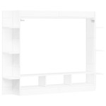 vidaXL Comodă TV, alb, 152x22x113 cm, lemn prelucrat