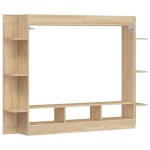vidaXL Comodă TV, stejar sonoma, 152x22x113 cm, lemn compozit vidaXL Comodă TV, stejar sonoma, 152x22x113 cm, lemn compozit