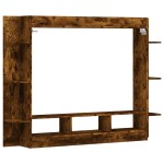 vidaXL Dulap TV, stejar fumuriu, 152x22x113 cm, lemn prelucrat vidaXL Dulap TV, stejar fumuriu, 152x22x113 cm, lemn prelucrat