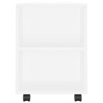 vidaXL Comodă TV, alb, 102x34,5x43 cm, lemn prelucrat