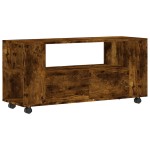 vidaXL Comodă TV, stejar fumuriu, 102x34,5x43 cm, lemn prelucrat vidaXL Comodă TV, stejar fumuriu, 102x34,5x43 cm, lemn prelucrat