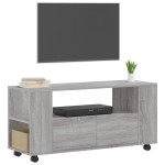 vidaXL Comodă TV, gri sonoma, 102x34,5x43 cm, lemn prelucrat vidaXL Comodă TV, gri sonoma, 102x34,5x43 cm, lemn prelucrat