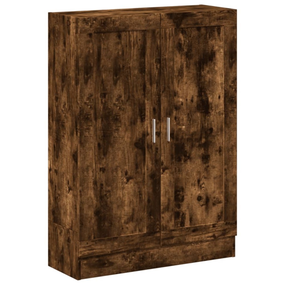 vidaXL Bibliotecă, stejar fumuriu, 82,5x30,5x115 cm, lemn prelucrat