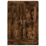 vidaXL Bibliotecă, stejar fumuriu, 82,5x30,5x115 cm, lemn prelucrat