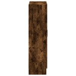 vidaXL Bibliotecă, stejar fumuriu, 82,5x30,5x115 cm, lemn prelucrat