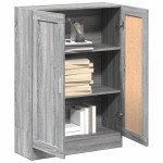 vidaXL Bibliotecă, gri sonoma, 82,5x30,5x115 cm, lemn prelucrat
