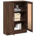 vidaXL Bibliotecă, stejar maro, 82,5x30,5x115 cm, lemn prelucrat vidaXL Bibliotecă, stejar maro, 82,5x30,5x115 cm, lemn prelucrat