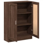 vidaXL Bibliotecă, stejar maro, 82,5x30,5x115 cm, lemn prelucrat vidaXL Bibliotecă, stejar maro, 82,5x30,5x115 cm, lemn prelucrat
