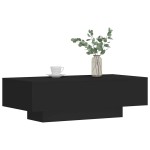 vidaXL Măsuță de cafea, negru, 100x49,5x31 cm, lemn prelucrat vidaXL Măsuță de cafea, negru, 100x49,5x31 cm, lemn prelucrat