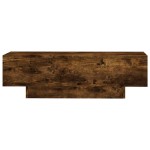 vidaXL Măsuță de cafea, stejar afumat, 100x49,5x31 cm, lemn prelucrat
