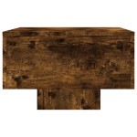 vidaXL Măsuță de cafea, stejar afumat, 100x49,5x31 cm, lemn prelucrat