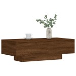 vidaXL Măsuță de cafea, stejar maro, 100x49,5x31 cm, lemn prelucrat vidaXL Măsuță de cafea, stejar maro, 100x49,5x31 cm, lemn prelucrat