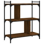 vidaXL Bibliotecă cu 3 niveluri, stejar maro 76x32x88 cm lemn compozit vidaXL Bibliotecă cu 3 niveluri, stejar maro 76x32x88 cm lemn compozit