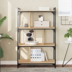 vidaXL Bibliotecă cu 4 niveluri, stejar sonoma, 76x32x123 cm, lemn vidaXL Bibliotecă cu 4 niveluri, stejar sonoma, 76x32x123 cm, lemn