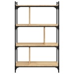 vidaXL Bibliotecă cu 4 niveluri, stejar sonoma, 76x32x123 cm, lemn vidaXL Bibliotecă cu 4 niveluri, stejar sonoma, 76x32x123 cm, lemn