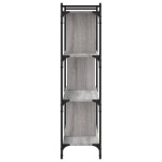 vidaXL Bibliotecă cu 4 niveluri gri sonoma 76x32x123 cm lemn compozit vidaXL Bibliotecă cu 4 niveluri gri sonoma 76x32x123 cm lemn compozit