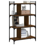 vidaXL Bibliotecă cu 4 niveluri stejar maro 76x32x123 cm lemn compozit vidaXL Bibliotecă cu 4 niveluri stejar maro 76x32x123 cm lemn compozit