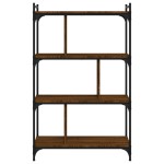 vidaXL Bibliotecă cu 4 niveluri stejar maro 76x32x123 cm lemn compozit vidaXL Bibliotecă cu 4 niveluri stejar maro 76x32x123 cm lemn compozit