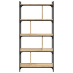 vidaXL Bibliotecă cu 5 niveluri, stejar sonoma, 76x32x158 cm, lemn vidaXL Bibliotecă cu 5 niveluri, stejar sonoma, 76x32x158 cm, lemn