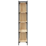 vidaXL Bibliotecă cu 5 niveluri, stejar sonoma, 76x32x158 cm, lemn vidaXL Bibliotecă cu 5 niveluri, stejar sonoma, 76x32x158 cm, lemn