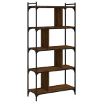 vidaXL Bibliotecă cu 5 niveluri stejar maro 76x32x158 cm lemn compozit vidaXL Bibliotecă cu 5 niveluri stejar maro 76x32x158 cm lemn compozit
