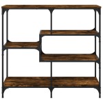 vidaXL Măsuță consolă, stejar fumuriu, 103x32x95 cm, lemn prelucrat vidaXL Măsuță consolă, stejar fumuriu, 103x32x95 cm, lemn prelucrat
