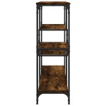vidaXL Măsuță consolă, stejar fumuriu, 103x32x95 cm, lemn prelucrat vidaXL Măsuță consolă, stejar fumuriu, 103x32x95 cm, lemn prelucrat