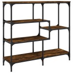 vidaXL Măsuță consolă, stejar fumuriu, 103x32x95 cm, lemn prelucrat vidaXL Măsuță consolă, stejar fumuriu, 103x32x95 cm, lemn prelucrat