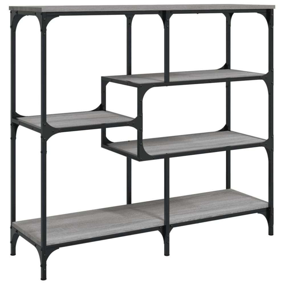 vidaXL Măsuță consolă, gri sonoma, 103x32x95 cm, lemn prelucrat