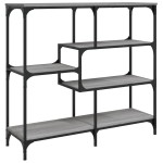 vidaXL Măsuță consolă, gri sonoma, 103x32x95 cm, lemn prelucrat vidaXL Măsuță consolă, gri sonoma, 103x32x95 cm, lemn prelucrat